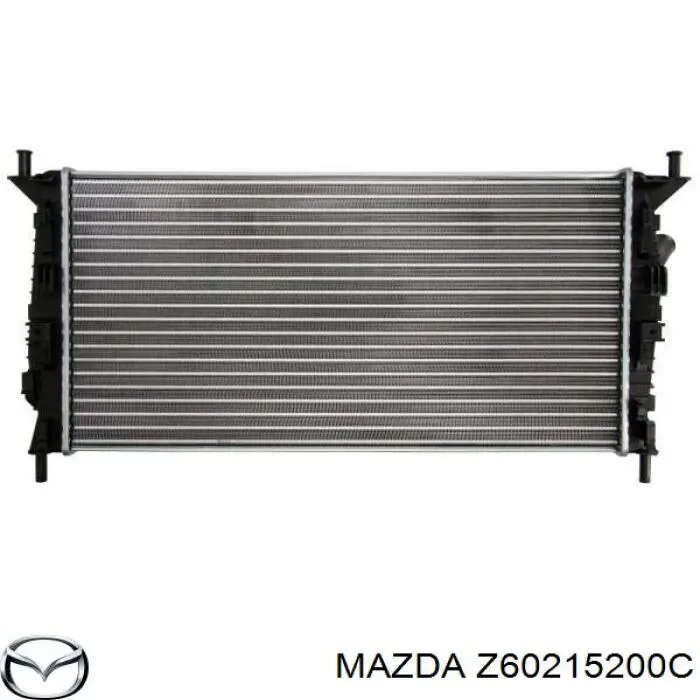 Z60215200C Mazda Radiador de esfriamento de motor