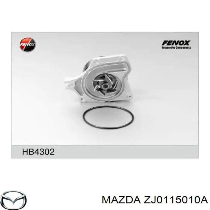 Compre ZJ0115010A Mazda Bomba de água (bomba) de esfriamento
