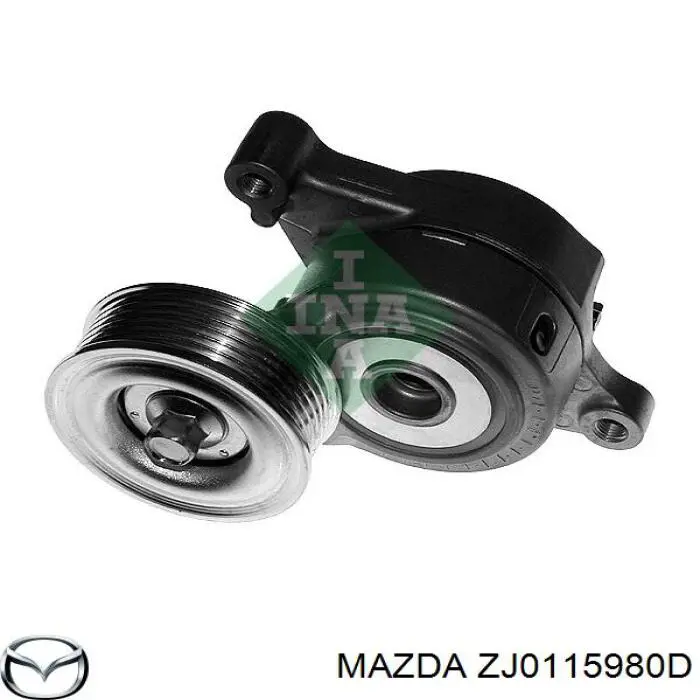 ZJ0115980D Mazda Reguladora de tensão da correia de transmissão