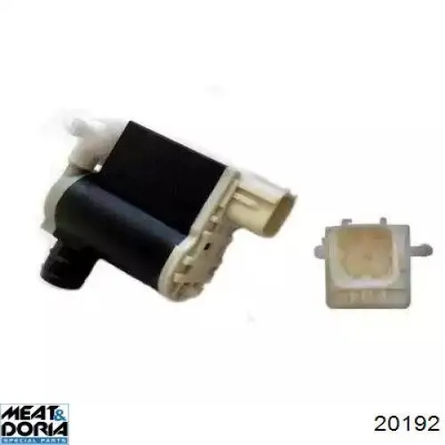 20192 Meat&Doria Bomba de motor de fluido para lavador de vidro dianteiro/traseiro