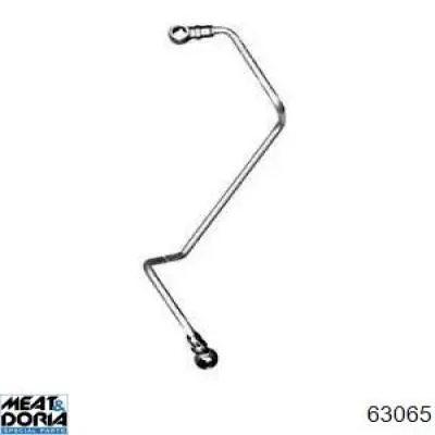 9651785280 Ford Tubo (mangueira) de fornecimento de óleo de turbina