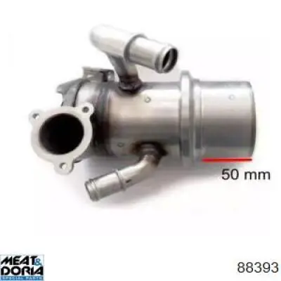 88393 Meat&Doria Radiador do sistema EGR de recirculação dos gases de escape