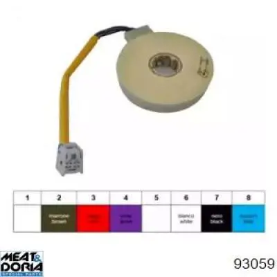 93059 Meat&Doria Sensor do ângulo de viragem do volante de direção