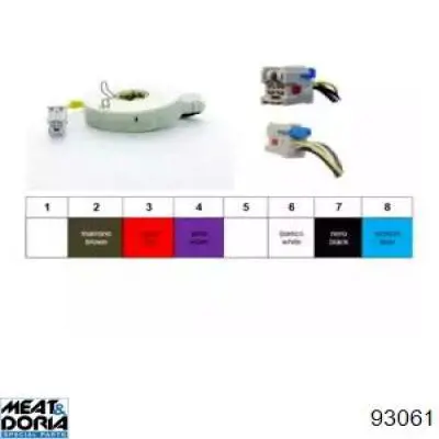 Sensor do ângulo de viragem do volante de direção Meat&Doria 93061 preço, a partir de 105,95 USD