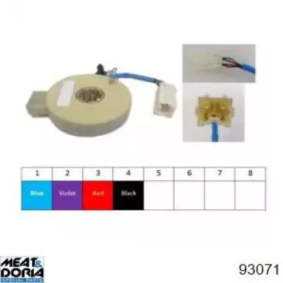 Sensor do ângulo de viragem do volante de direção Meat&Doria 93071 preço, a partir de 221,09 USD