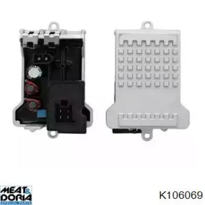 Resistor (resistência) de ventilador de forno (de aquecedor de salão) 81256010027 MAN