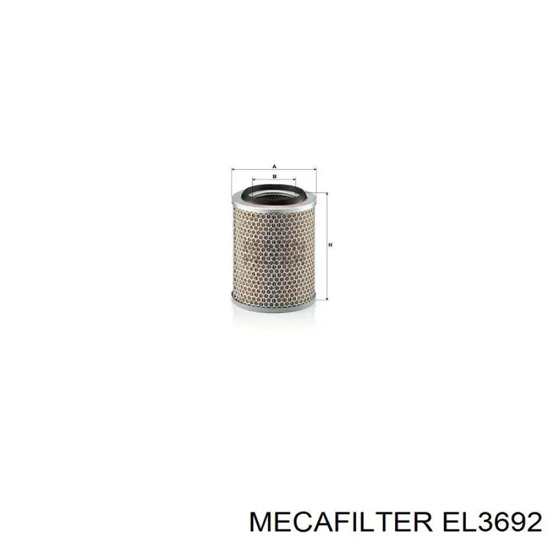 Filtro de ar Mecafilter EL3692 preço, a partir de 33,83 USD