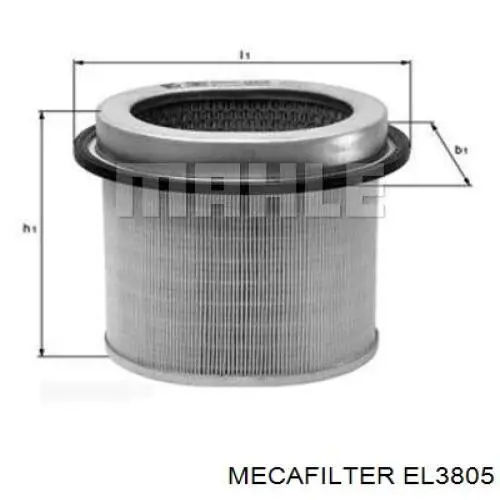 Filtro de ar EL3805 Mecafilter