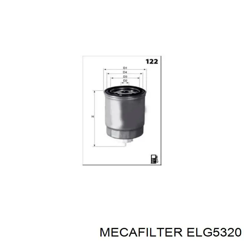 Filtro de combustível Mecafilter ELG5320 preço, a partir de 13,78 USD