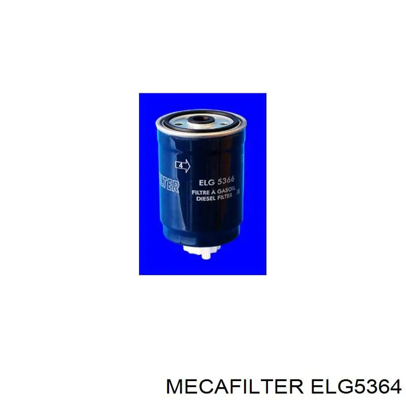 Filtro de combustível Mecafilter ELG5364 preço, a partir de 29,63 USD