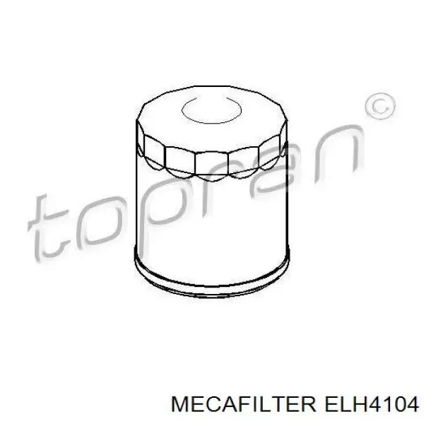 Compre ELH4104 Mecafilter Filtro de óleo