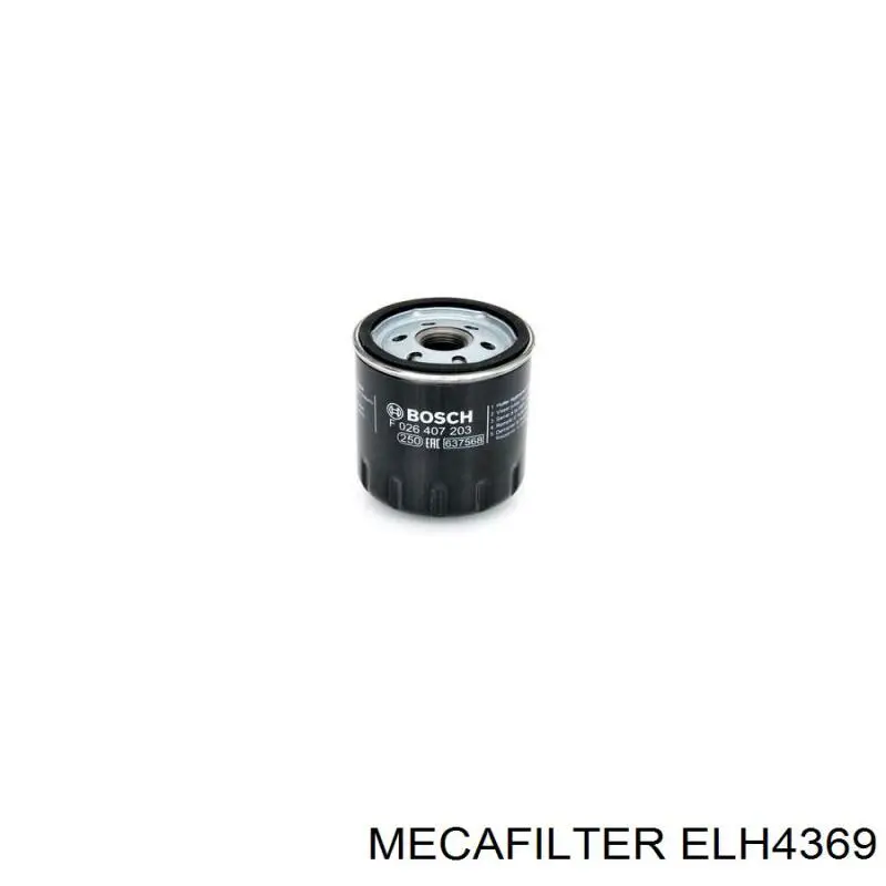 Filtro de óleo Mecafilter ELH4369 preço, a partir de 6,88 USD