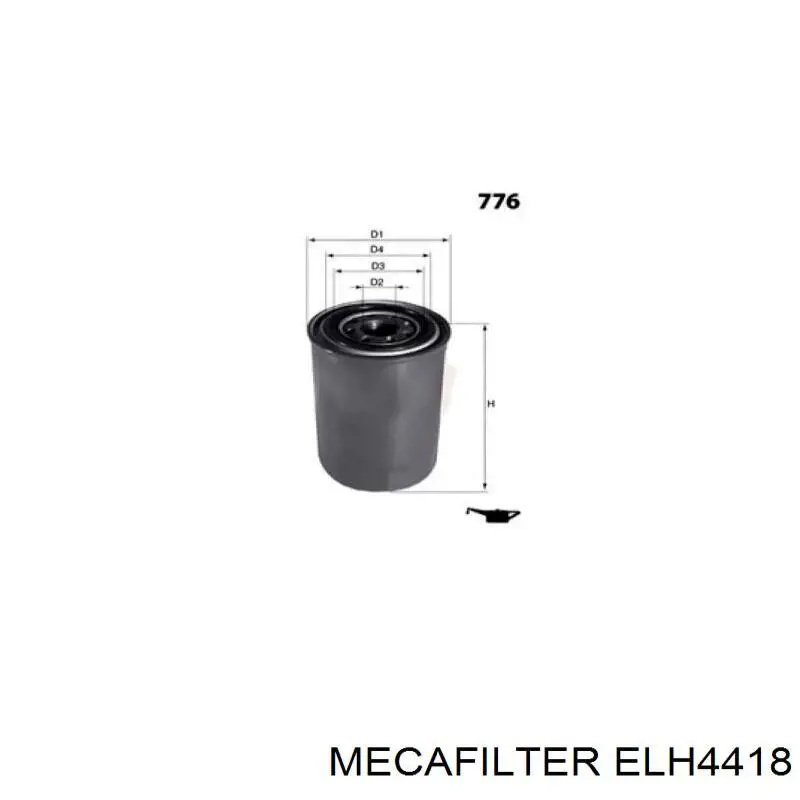 Compre ELH4418 Mecafilter Filtro de óleo