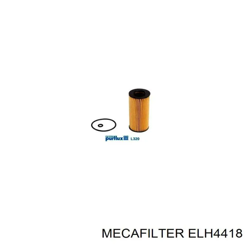 ELH4418 Mecafilter Filtro de óleo