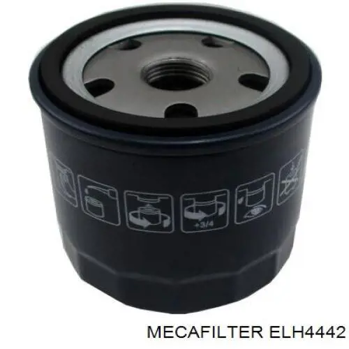 Filtro de óleo ELH4442 Mecafilter