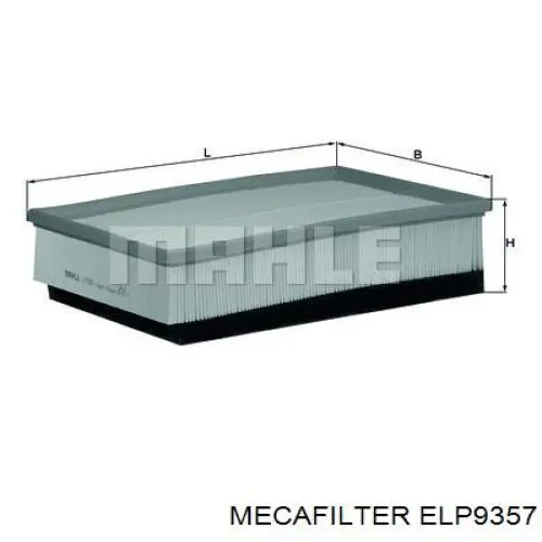 Filtro de ar Mecafilter ELP9357 preço, a partir de 15,01 USD