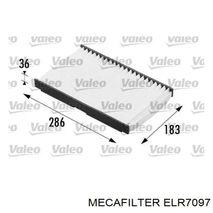 Compre ELR7097 Mecafilter Filtro de salão