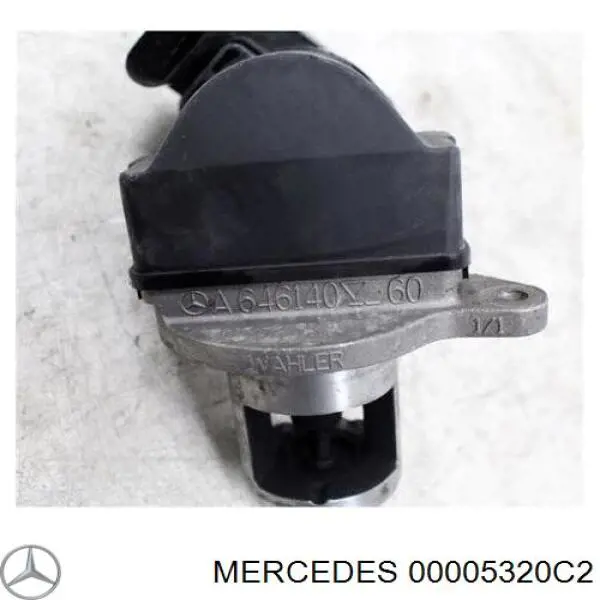 00005320C2 Mercedes Válvula EGR de recirculação dos gases