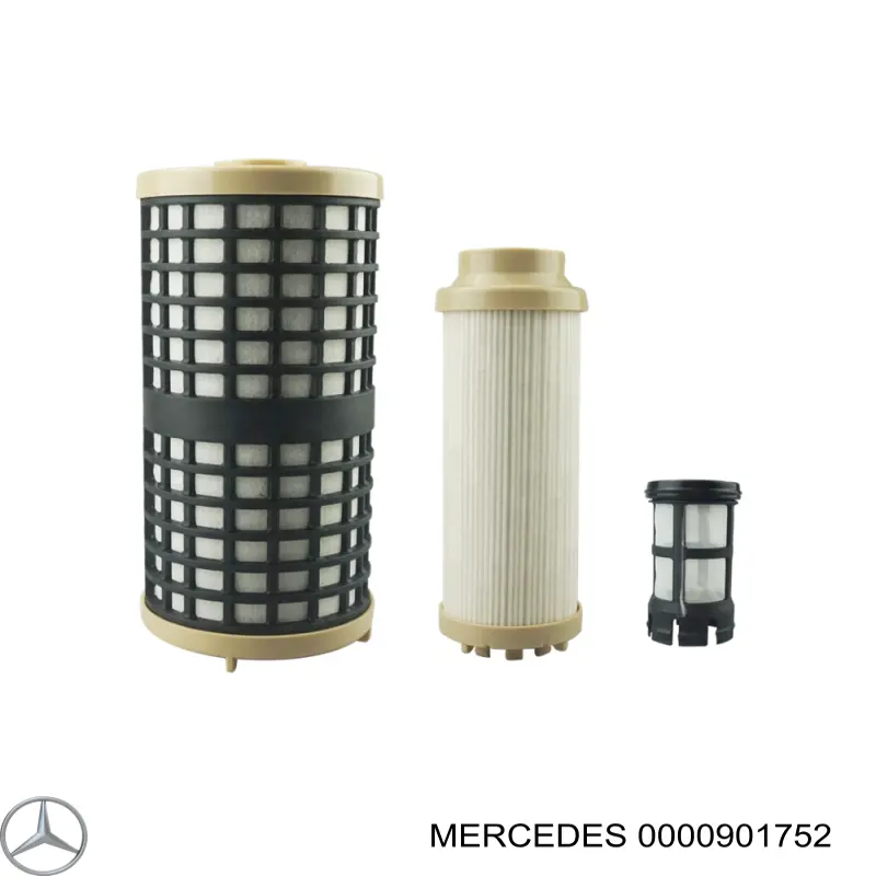 Kit de filtros para um motor 0000901752 Mercedes