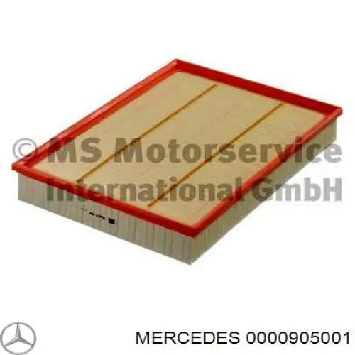0000905001 Mercedes Caixa de filtro de ar