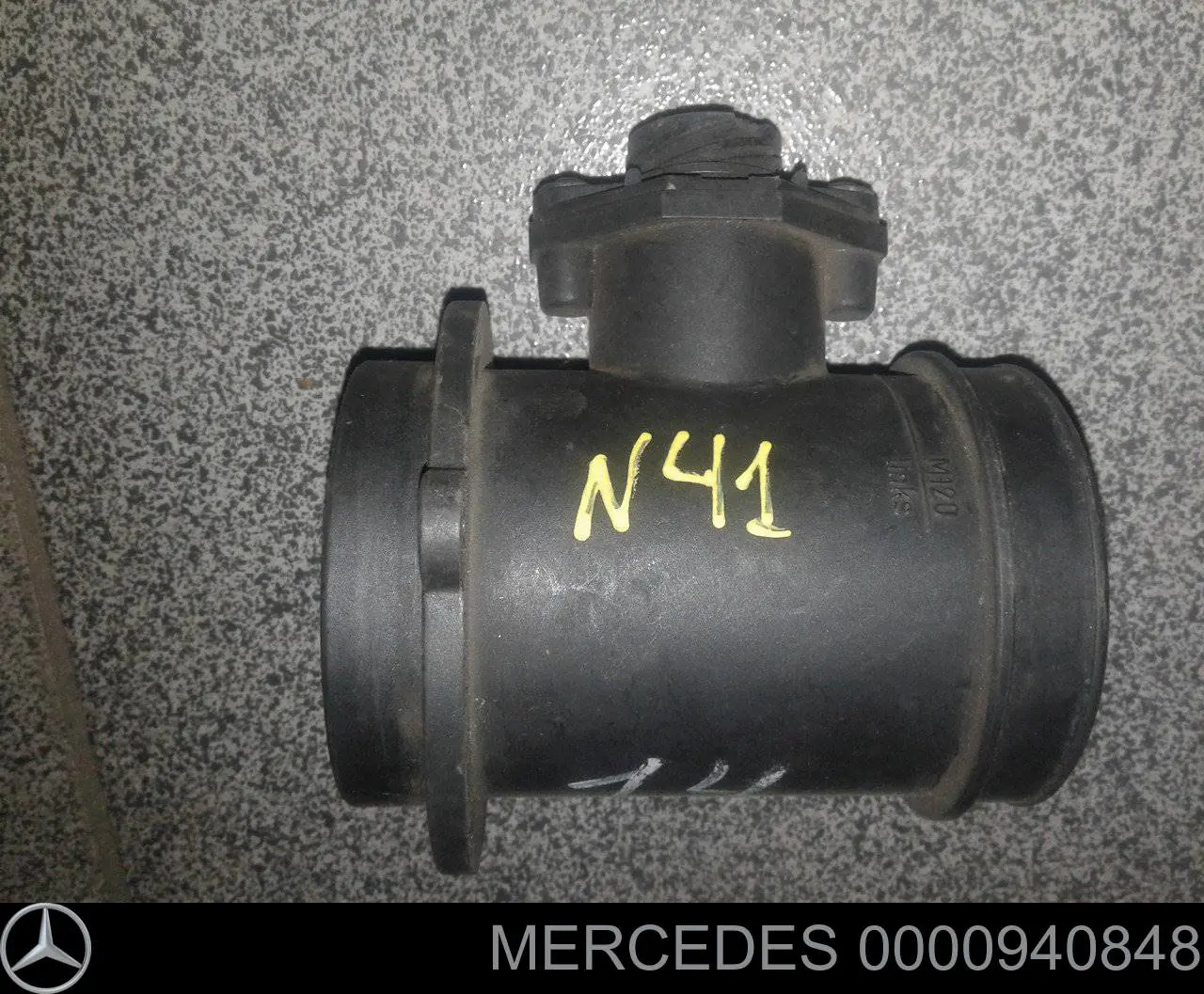 Compre 0000940848 Mercedes Sensor de fluxo (consumo) de ar, medidor de consumo M.A.F. - (Mass Airflow)