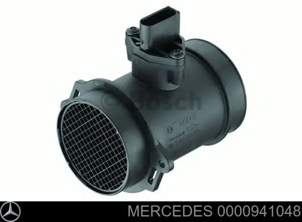 0000941048 Mercedes Sensor de fluxo (consumo) de ar, medidor de consumo M.A.F. - (Mass Airflow)