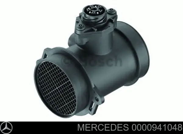 Compre 0000941048 Mercedes Sensor de fluxo (consumo) de ar, medidor de consumo M.A.F. - (Mass Airflow)