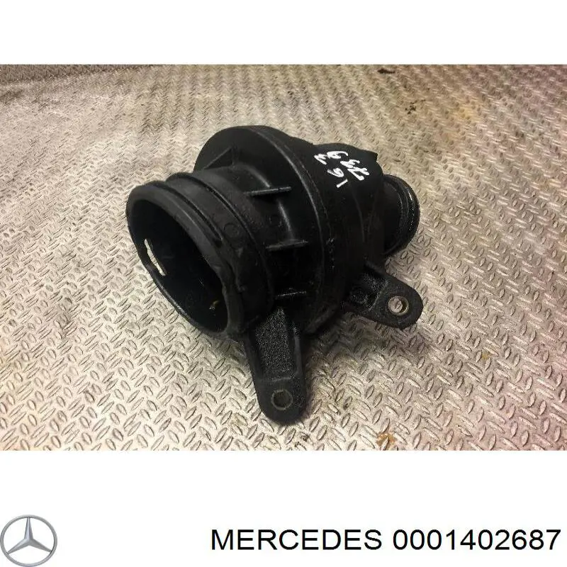 0001402687 Mercedes Silenciador (ressonador) dos gases de turbina