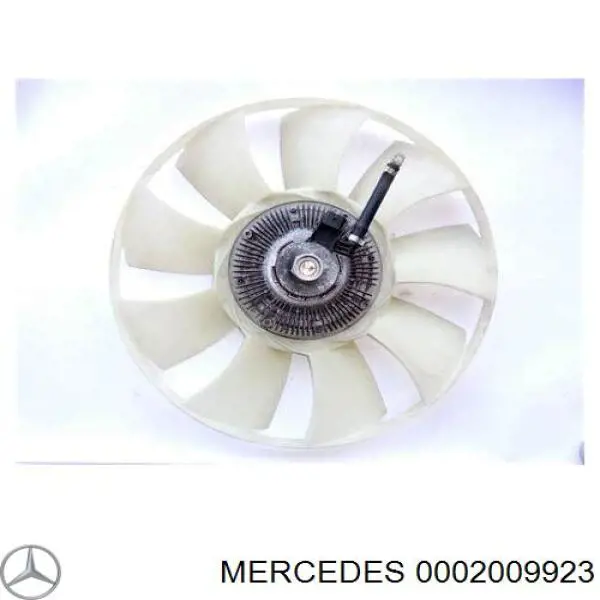 0002009923 Mercedes Acoplamento viscoso de ventilador de esfriamento