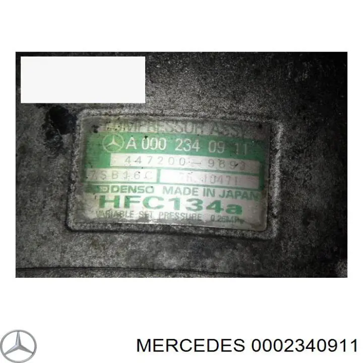 Compressor de aparelho de ar condicionado Mercedes 0002340911 preço, a partir de 130,58 USD