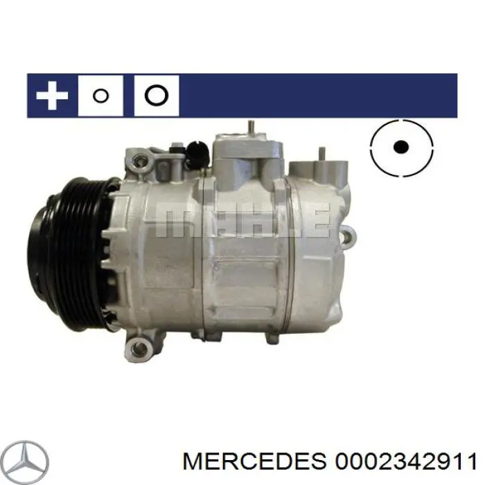 Compressor de aparelho de ar condicionado Mercedes 0002342911 preço, a partir de 130,35 USD