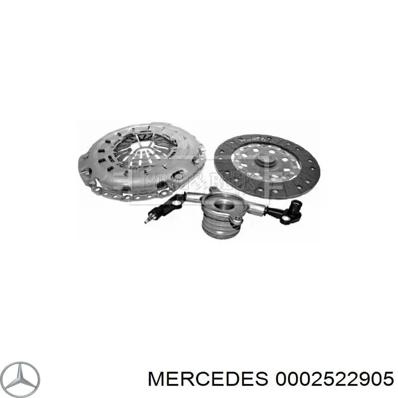 Disco de embraiagem Mercedes A0002522905 preço, a partir de 104,20 USD