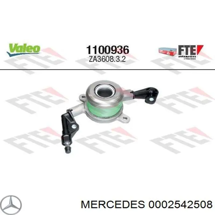 Cilindro de trabalho de embraiagem montado com rolamento de desengate Mercedes 0002542508 preço, a partir de 69,81 USD