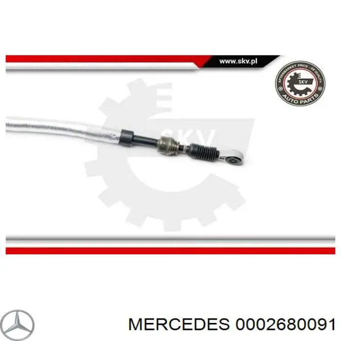 Cabo de mudança (de seleção de velocidade) Mercedes 0002680091 preço, a partir de 35,72 USD