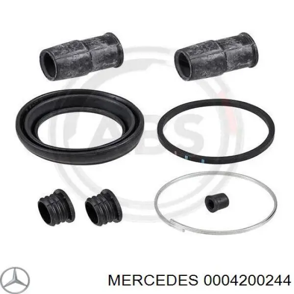 0004200244 Mercedes Kit de reparação de suporte do freio dianteiro