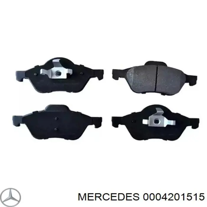 Compre A0004201515 Mercedes Braçadeira do freio de suporte dianteiro