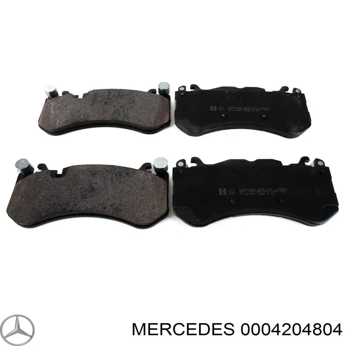 Compre 0004204804 Mercedes Sapatas do freio dianteiras de disco
