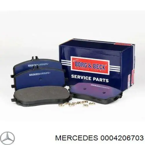 Sapatas do freio dianteiras de disco Mercedes 0004206703 preço, a partir de 150,13 USD