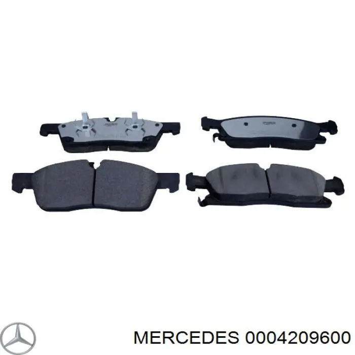Sapatas do freio dianteiras de disco Mercedes 0004209600 preço, a partir de 56,26 USD