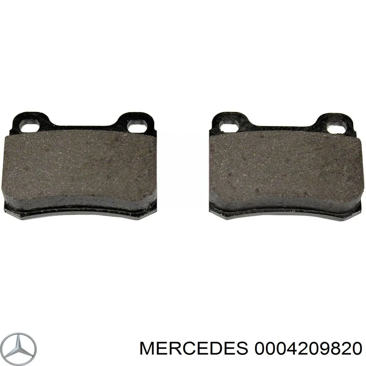 Compre 0004209820 Mercedes Sapatas do freio traseiras de disco
