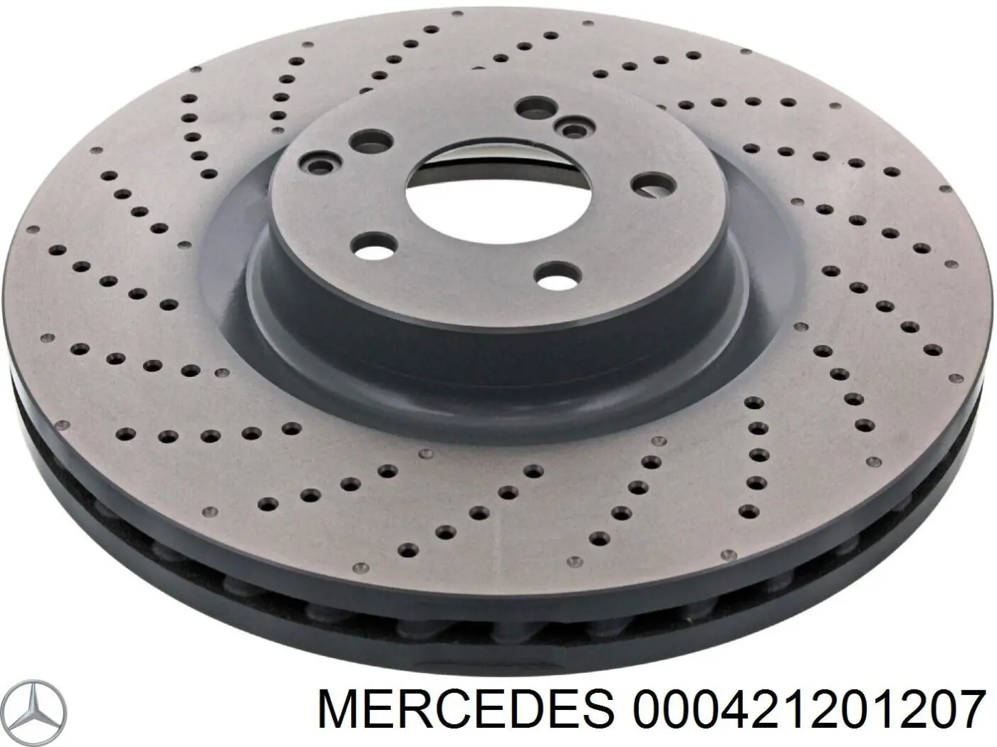 000421201207 Mercedes Disco do freio dianteiro