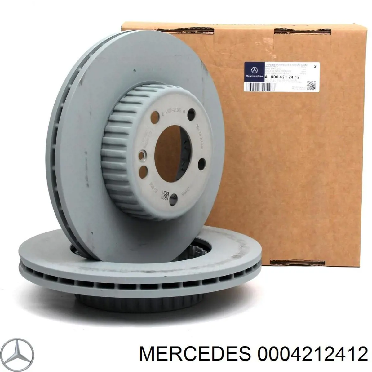 0004212412 Mercedes Disco do freio dianteiro