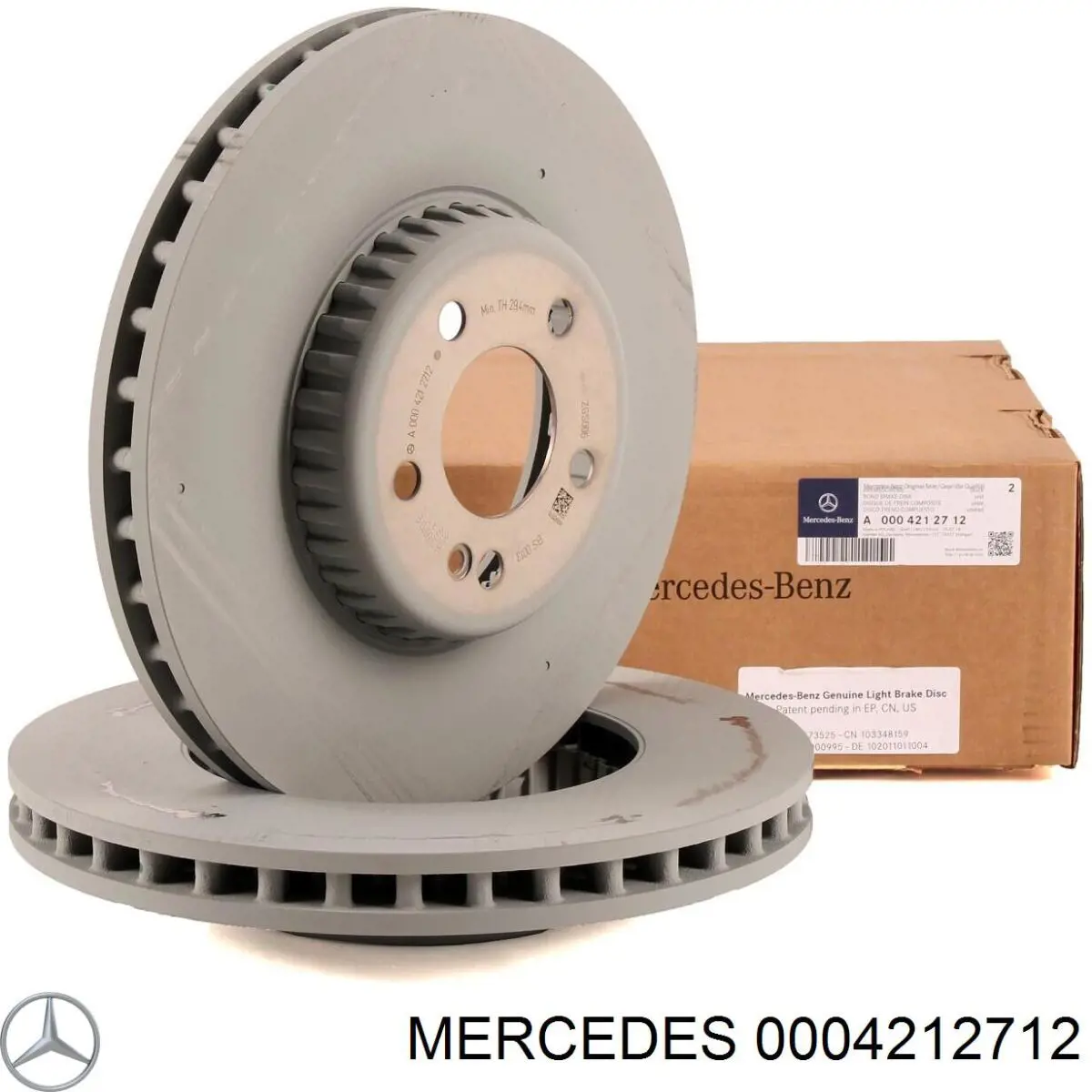 Disco do freio dianteiro Mercedes 0004212712 preço, a partir de 148,57 USD
