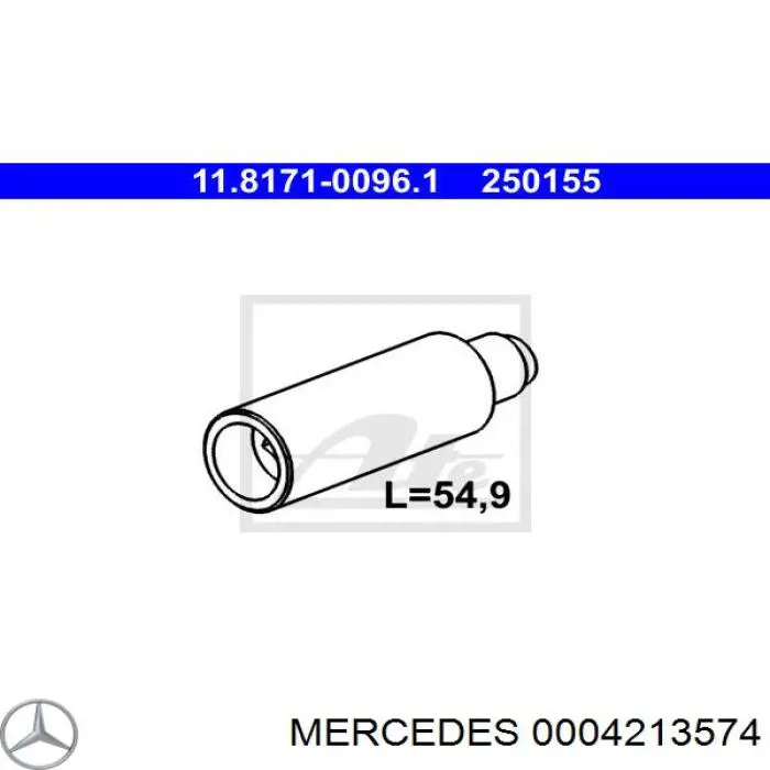 0004213574 Mercedes Guia de suporte dianteiro