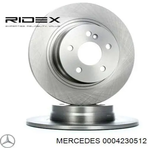 Compre 0004230512 Mercedes Disco do freio traseiro
