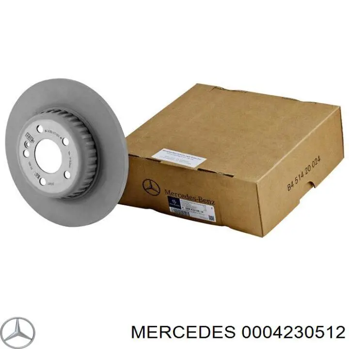 Disco do freio traseiro Mercedes 0004230512 preço, a partir de 90,24 USD