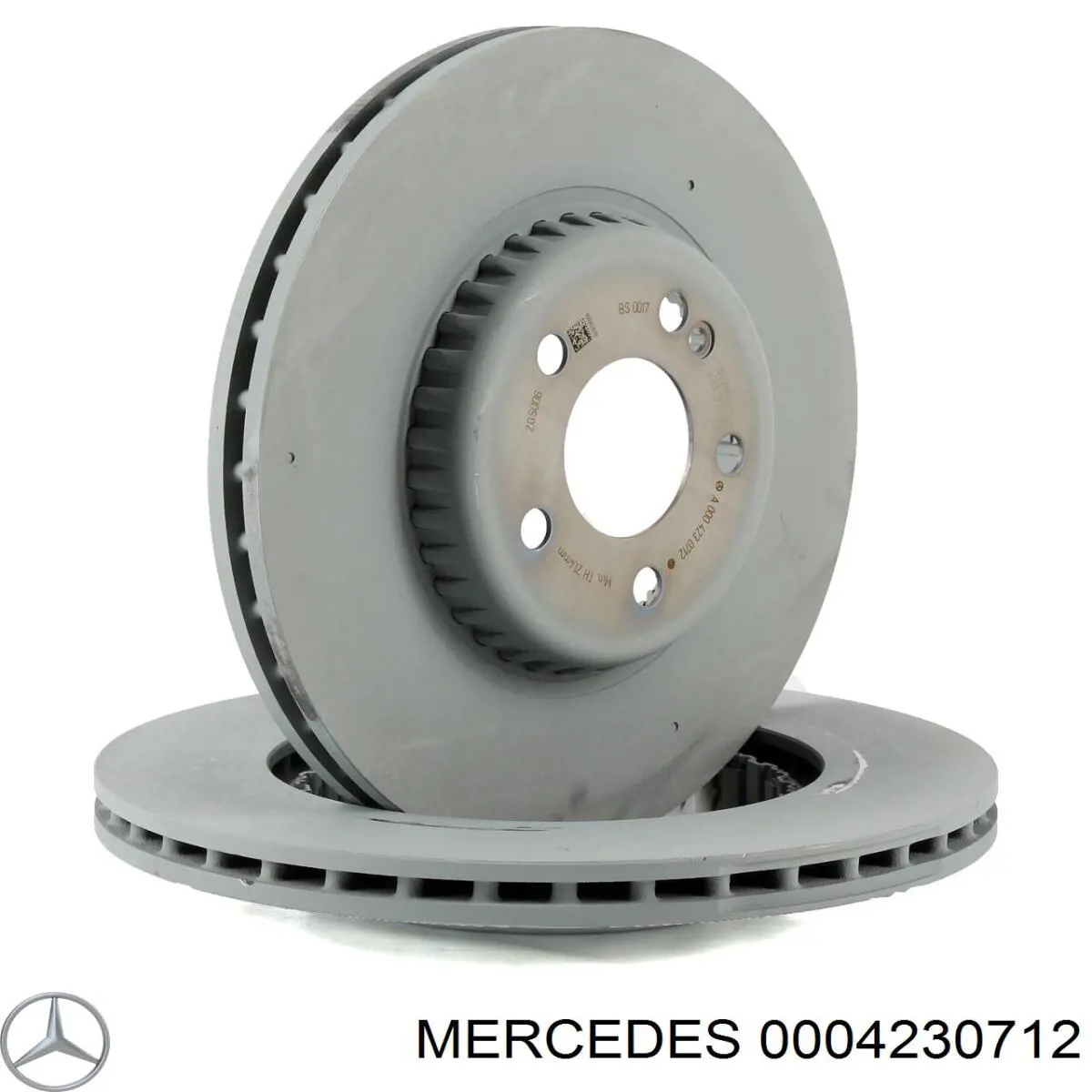 0004230712 Mercedes Disco do freio traseiro