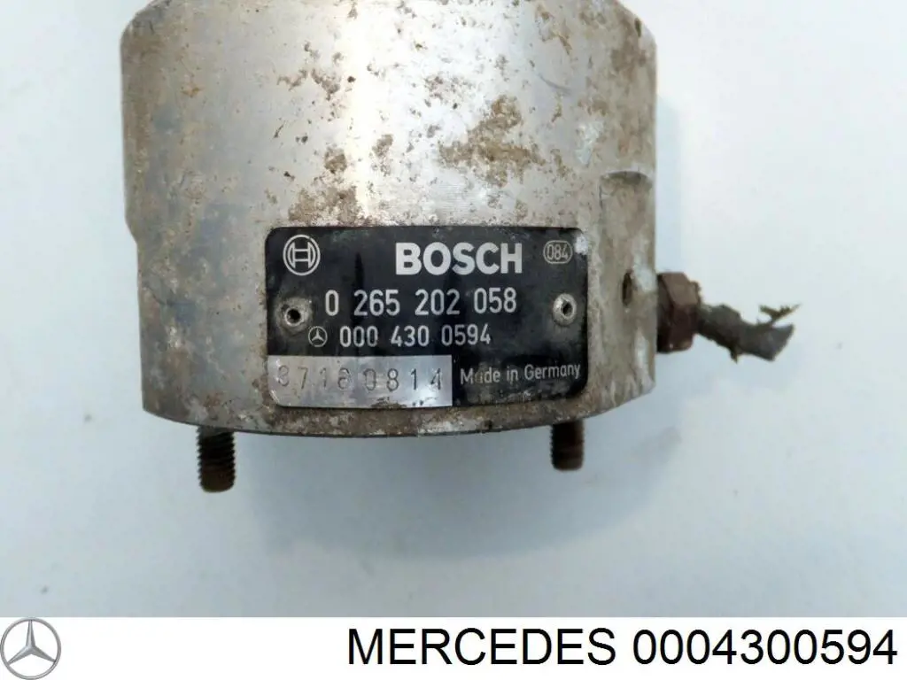Tanque de recepção do sistema pneumático Mercedes A0004300594 preço, a partir de 3083,43 USD