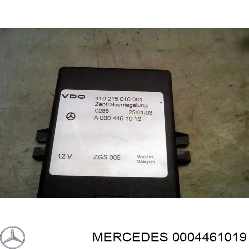 0004461019 Mercedes Unidade de controlo do fecho central