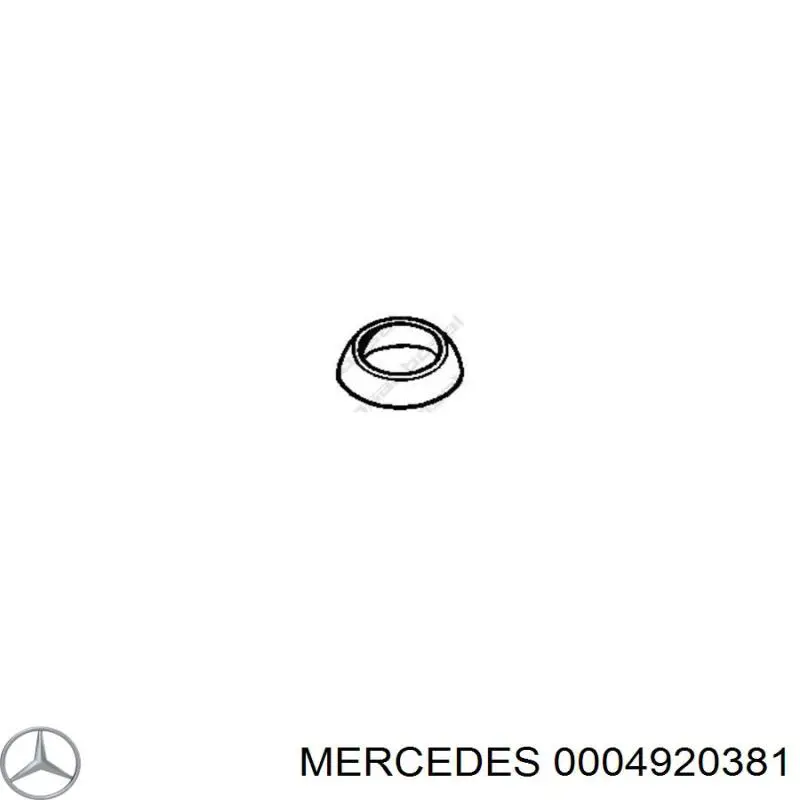 Compre 0004920381 Mercedes Anel de tubo de admissão do silenciador
